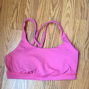 Lululemon Athletica Vibrant Pink Sports Bra
